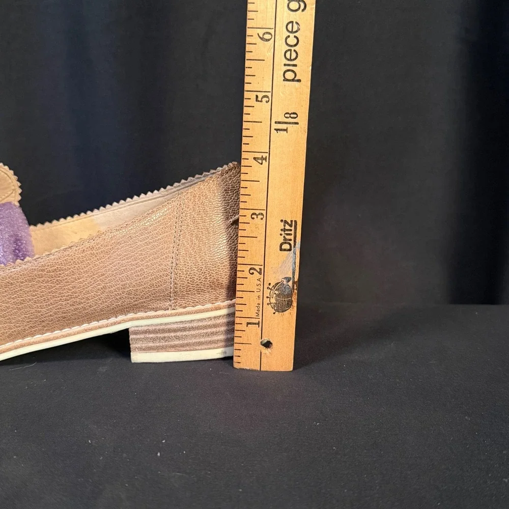 Vintage Stuart Weitzman Spectator Penny Loafers Two Tone Leather Spain Women 9 M
